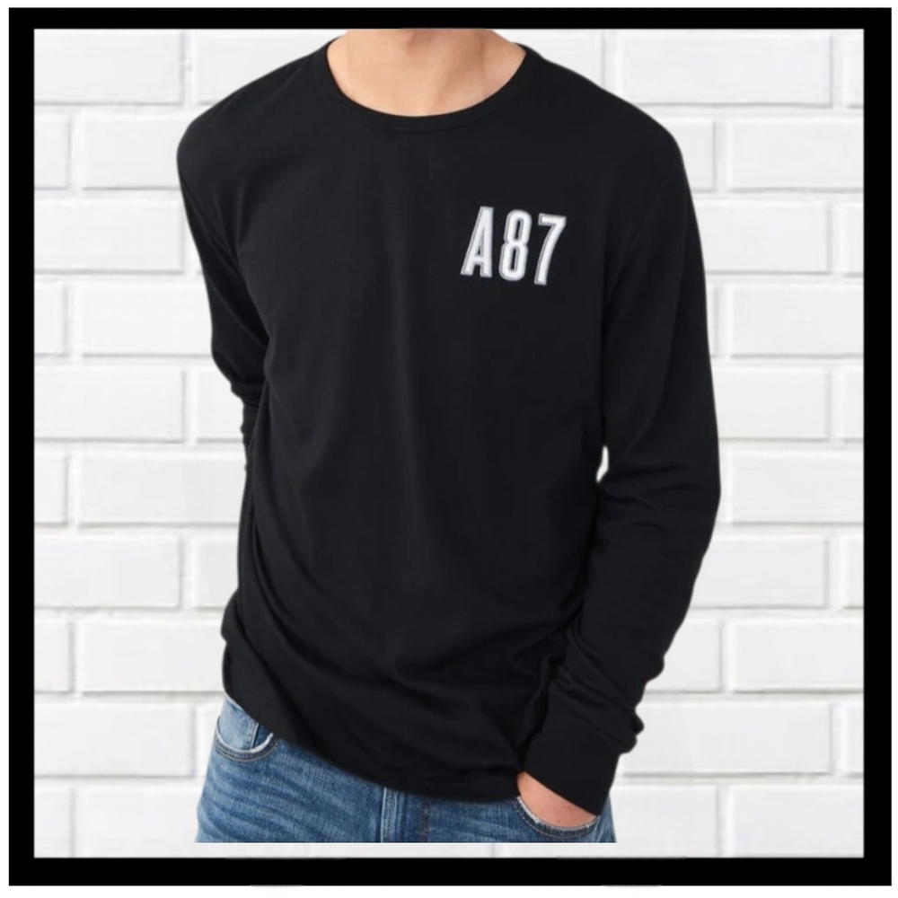 AEROPOSTALE Black Long Sleeve Men's Tee  Sz Large NWT